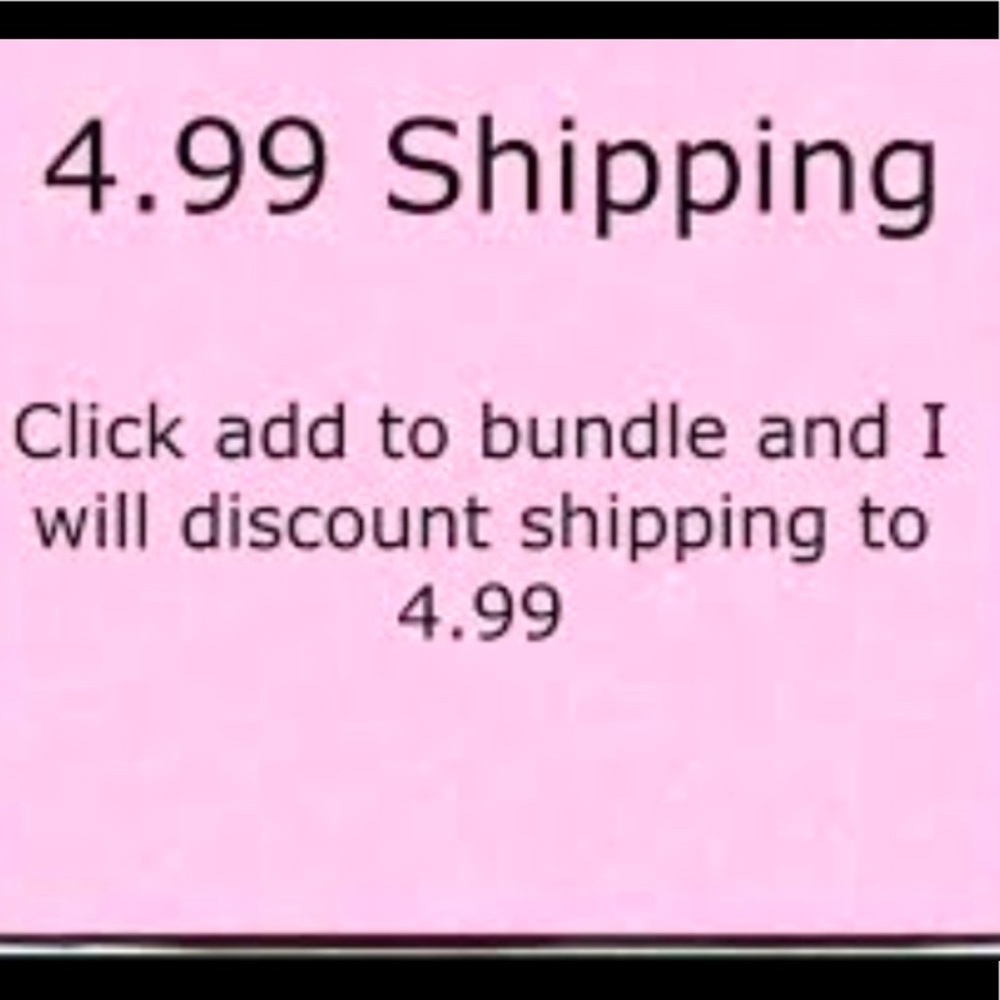 Make a bundle and I’ll change the shipping!!
